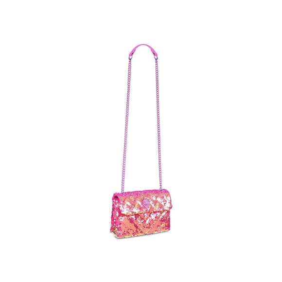 Kurt Geiger Kensington Sequin Shoulder Bag Pink - Picture 3 of 10